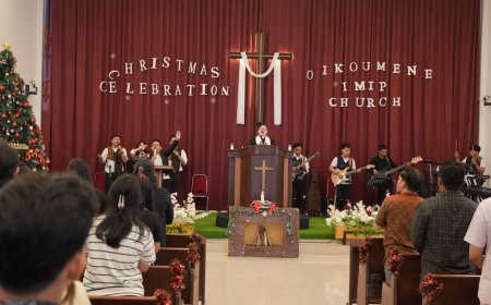 Natal POUK IMIP Kabarkan Pesan Kasih dan Harapan