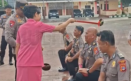 128 Polisi di Poso Naik Pangkat, Kapolres: Jangan Cepat Puas Diri