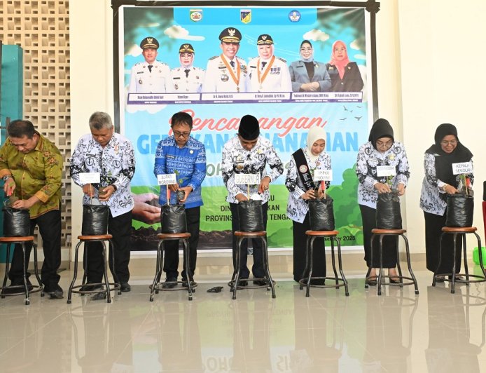 Gubernur Anwar Hafid Canangkan Gertam Cabai di Sekolah