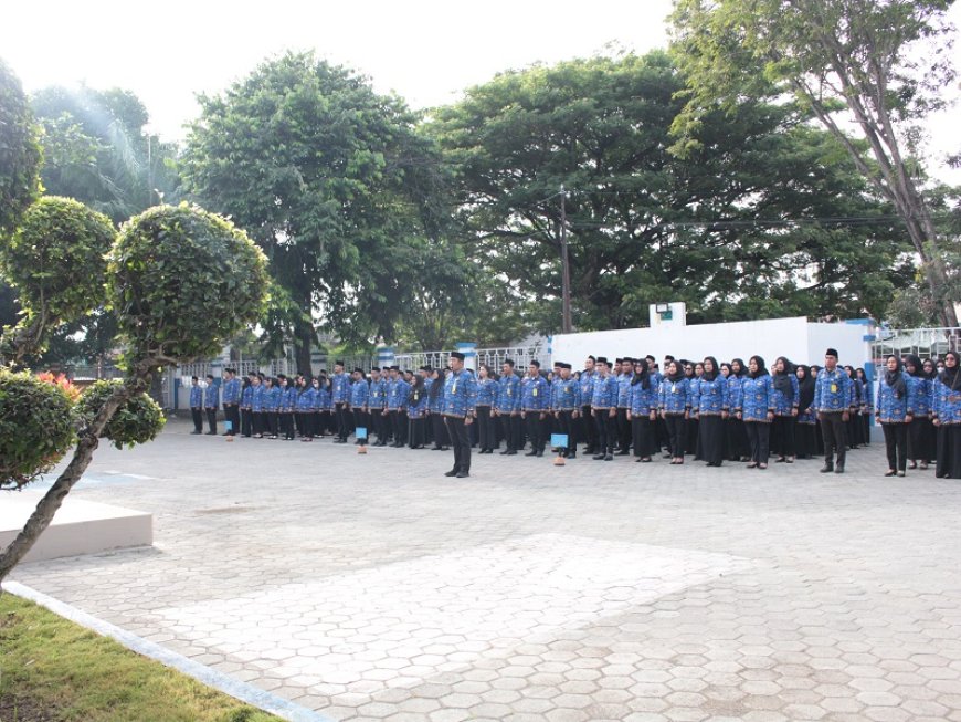 Kantor Pertanahan Kota Palu Gelar Upacara Peringatan HUT ke-54 KORPRI