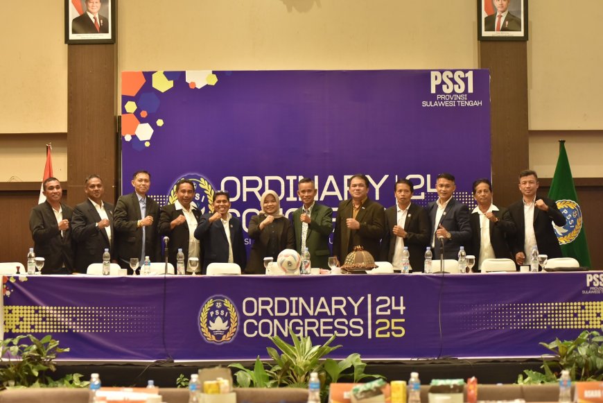 Asprov PSSI Sulteng Gelar Kongres Biasa, Sahkan Dua Klub Baru
