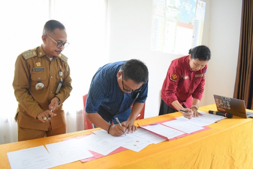 Mahasiswa Magister Jurusan Akuntansi Untad  Gelar Pengabdian Masyarakat dan Penandatanganan MoU