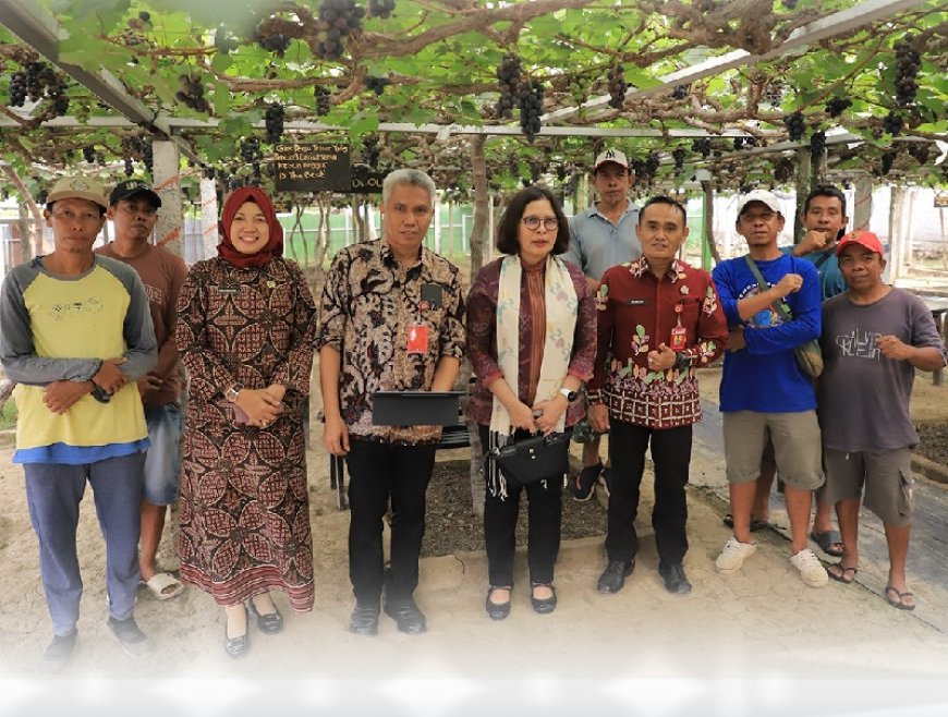 Dirjen Penataan Agraria Kementerian ATR/BPN Kunjungi Kampung Reforma Agraria Kebun Anggur Duyu Bangkit