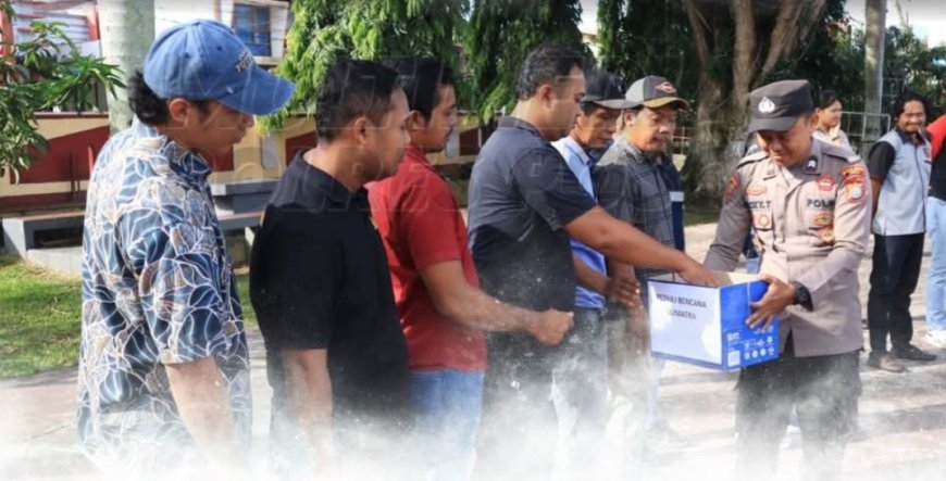 Polres Poso Galang Donasi untuk Sumatra dan Aceh
