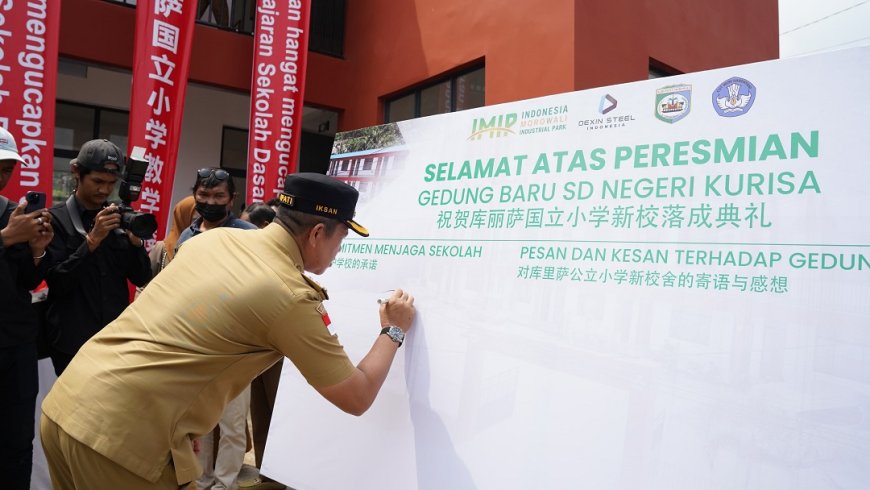 PT IMIP dan DSI  Revitalisasi SDN Kurisa