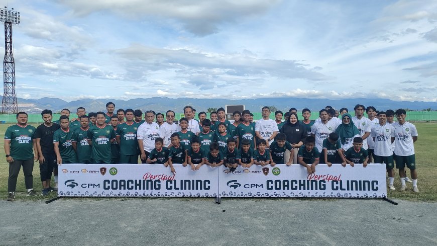 PT CPM–Persipal FC Gelar Coaching Clinic, Libatkan Puluhan Pemain Muda