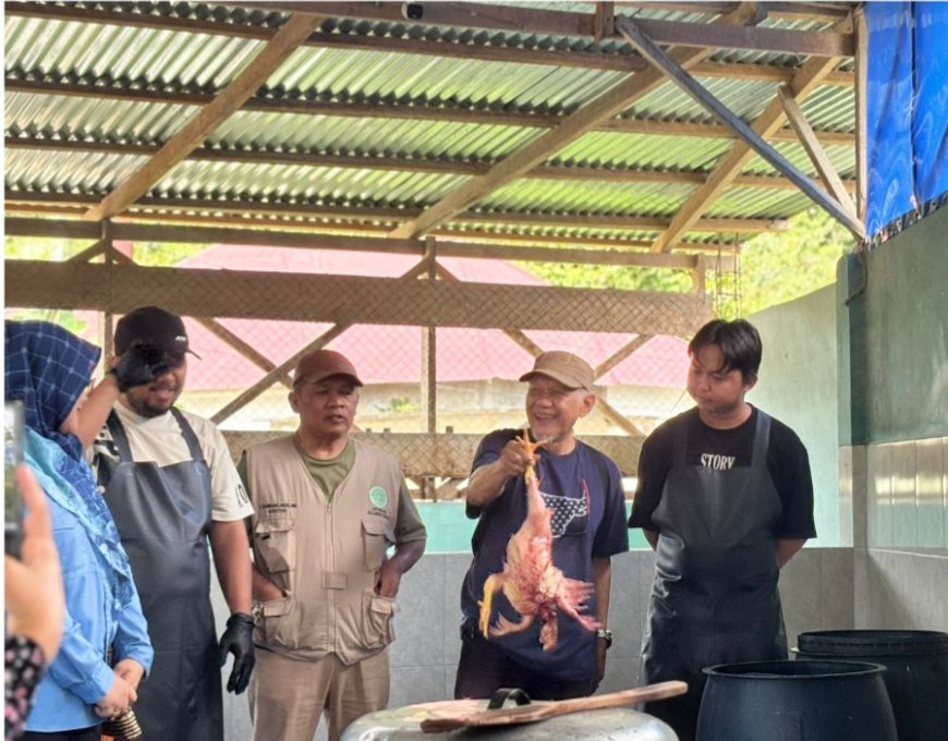 Kemenag Poso Dampingi Audit Halal di Rumah Potong Unggas