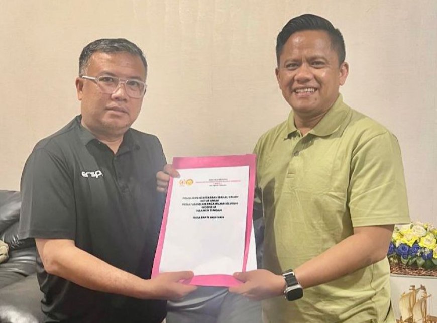 Dua Kandidat Ambil Formulir Bakal Calon Ketum POBSI Sulteng 2025-2029