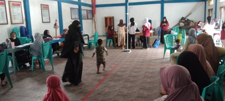 Pemdes Toini Gelar Posyandu Balita dan Lansia