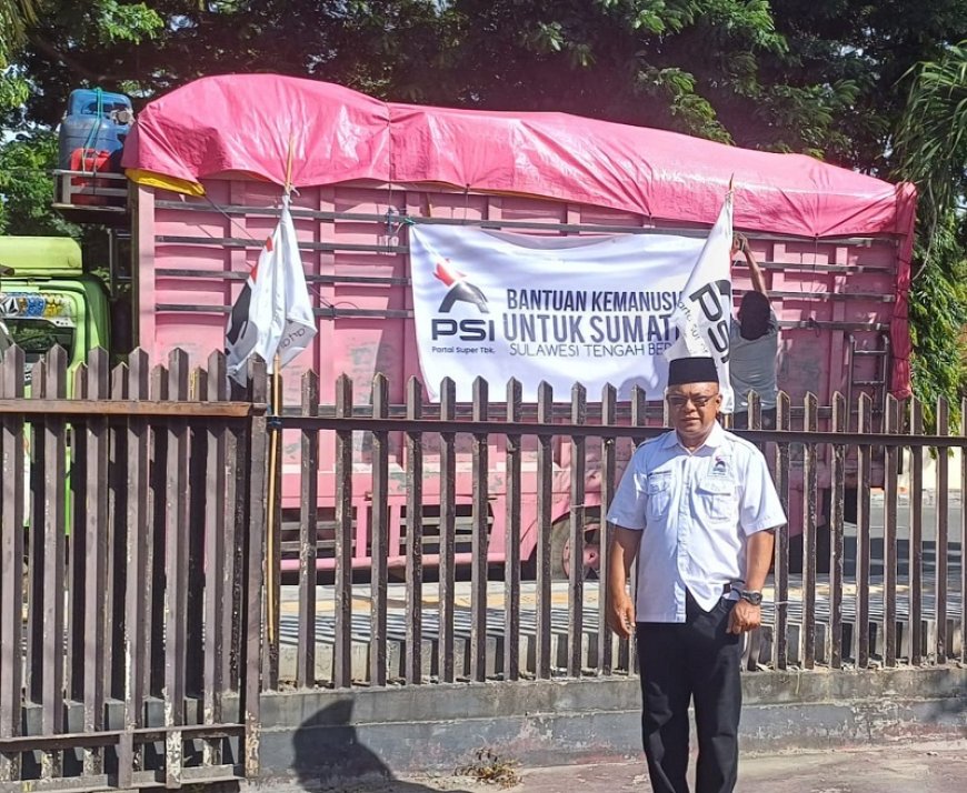 PSI Sulteng Salurkan Bantuan Korban Aceh-Sumatera