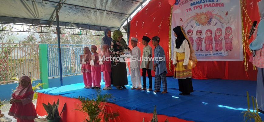 TK/TPQ Madina Sigi Gelar Pentas Seni dan Pembagian Raport Semester I