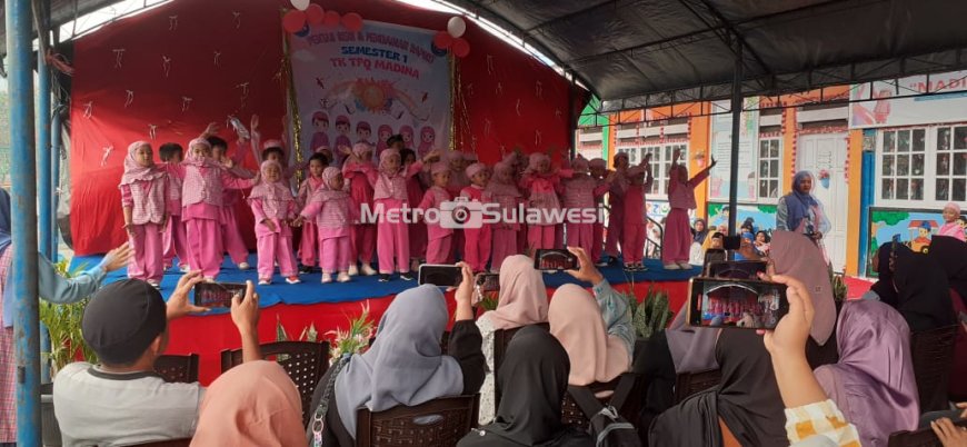 TK/TPQ Madina Sigi Gelar Pentas Seni dan Pembagian Raport Semester I