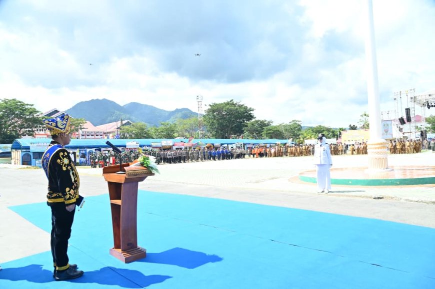 Gubernur Salut Perempuan Jadi Komandan Upacara