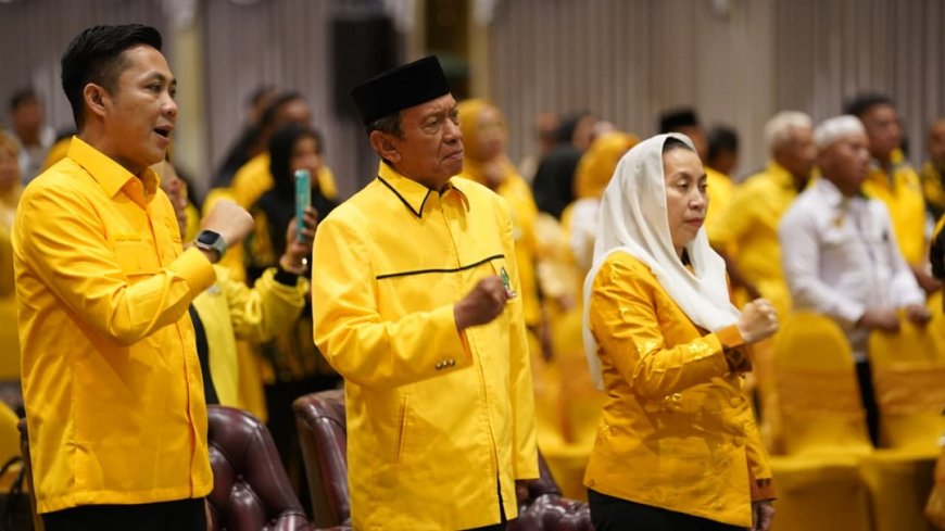 Buka Musda Golkar Kota Palu, Wawali Ingatkan Parpol Jadi Motor Penggerak Melayani Rakyat