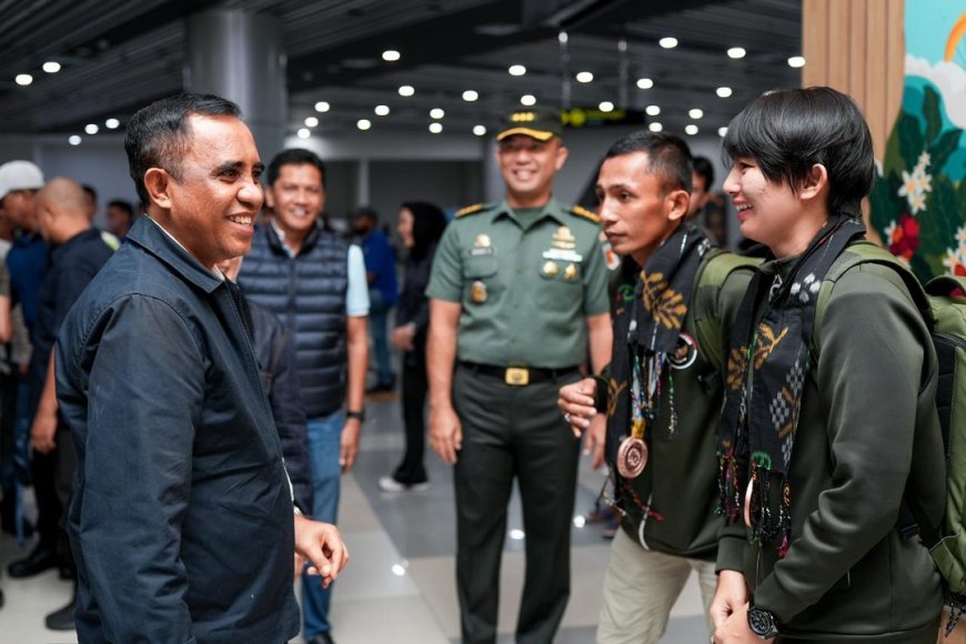 Gubernur dan KONI Sambut Dua Atlet Sulteng Peraih Medali SEA Games