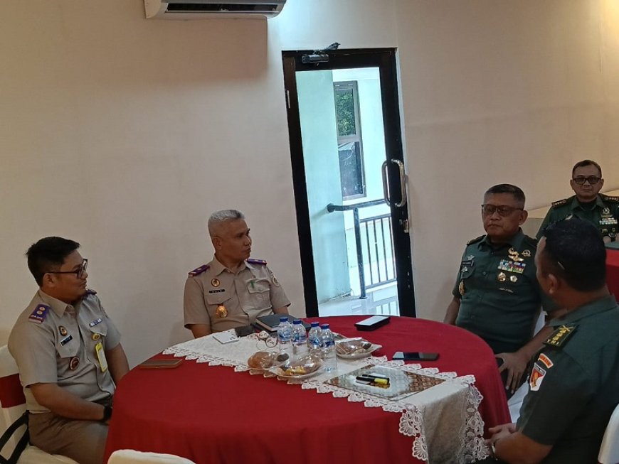 Kepala Kanwil BPN Sulteng Hadiri Undangan Kodam XXIII/Palaka Wira, Membahas Lokasi Pembangunan Makodam XXIII/Palaka Wira