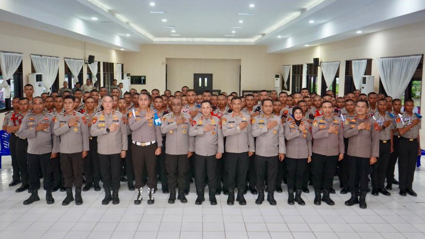 Jelang Dilantik, Kapolda Bekali 72 Siswa Diktukba Polri di SPN Polda Sulteng