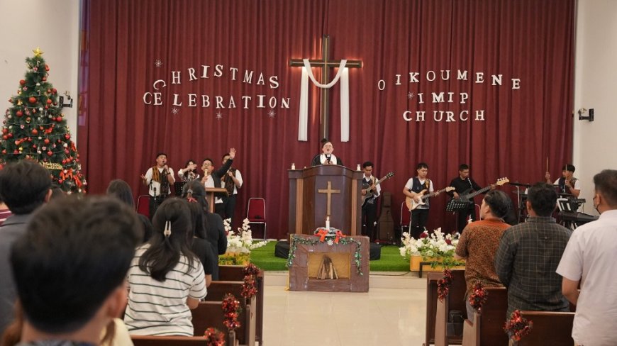 Natal POUK IMIP Kabarkan Pesan Kasih dan Harapan