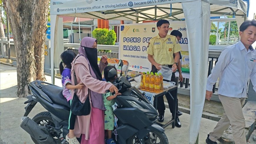 BULOG Poso Dirikan Posko Pengendalian Harga Pangan