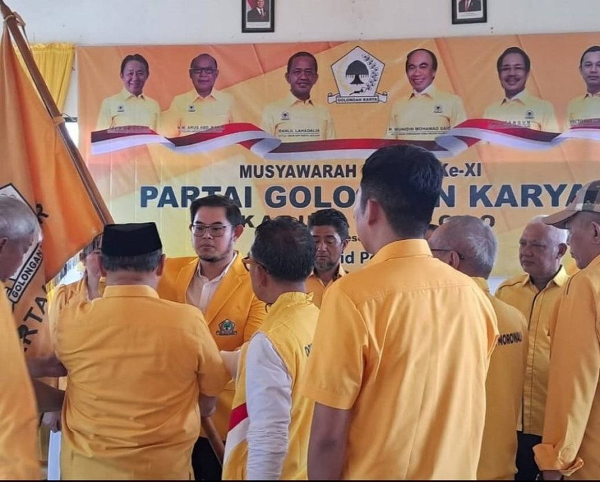 Terpilih Aklamasi, Darmawan Lyanto Pimpin Partai Golkar Poso