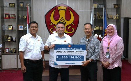 Untad Salurkan Bantuan Untuk Korban Bencana Sumatera dan Aceh