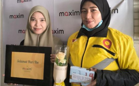Maxim Beri Kado Spesial kepada Pengemudi Perempuan di Bungku Tengah