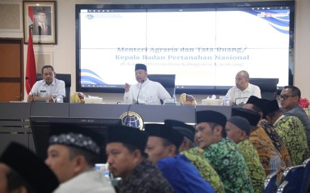 Menteri Nusron Ingin Tokoh Keagamaan Terlibat Aktif dalam Penyelesaian Sertipikasi Tanah Wakaf