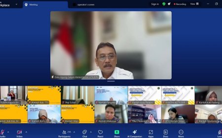 Sinkronisasi Program Kegiatan Tahun 2027, Sekjen ATR/BPN Tekankan Konsistensi Pusat dan Daerah