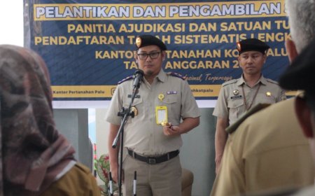 Kantah Kota Palu Mulai Pelaksanaan Program PTSL
