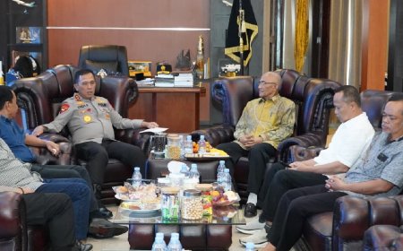 Terima Pengurus PWI Sulteng,  Kapolda Apresiasi Peran Media