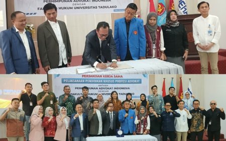 Peradi Palu - FH Untad Kembali Kerja Sama PKPA