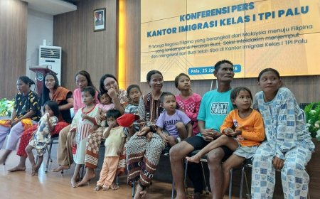 15 WNA Filipina Tiba di Palu, Kanim Siapkan Proses Pemulangan