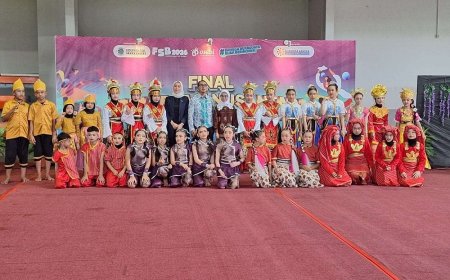 SDN 3 Marowo Juara III  Tari Kreasi FSB Nasional