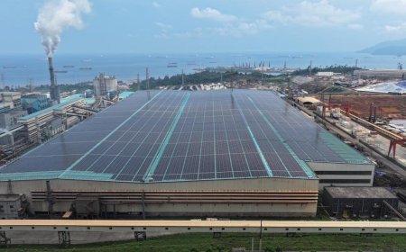 PT DSI Bangun PLTS Atap di IMIP Untuk Kebutuhan Operasional Pabrik