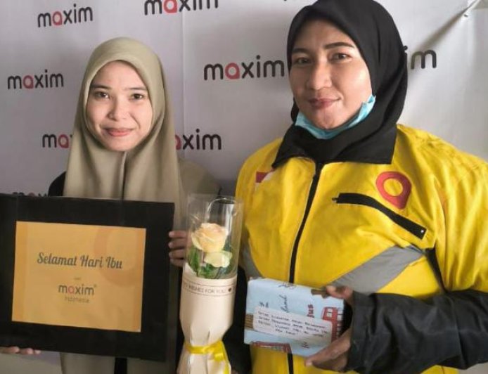 Maxim Beri Kado Spesial kepada Pengemudi Perempuan di Bungku Tengah