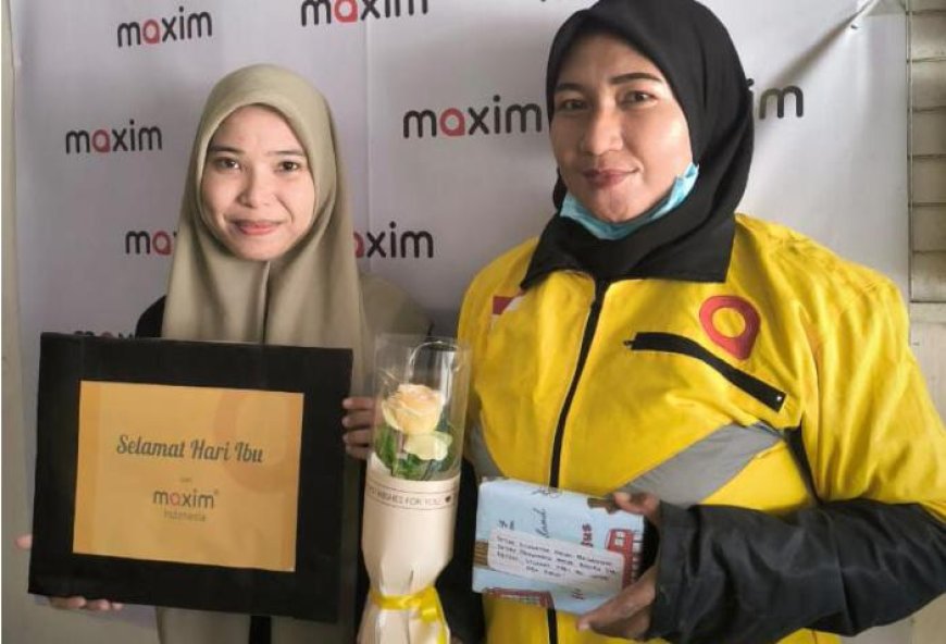 Maxim Beri Kado Spesial kepada Pengemudi Perempuan di Bungku Tengah