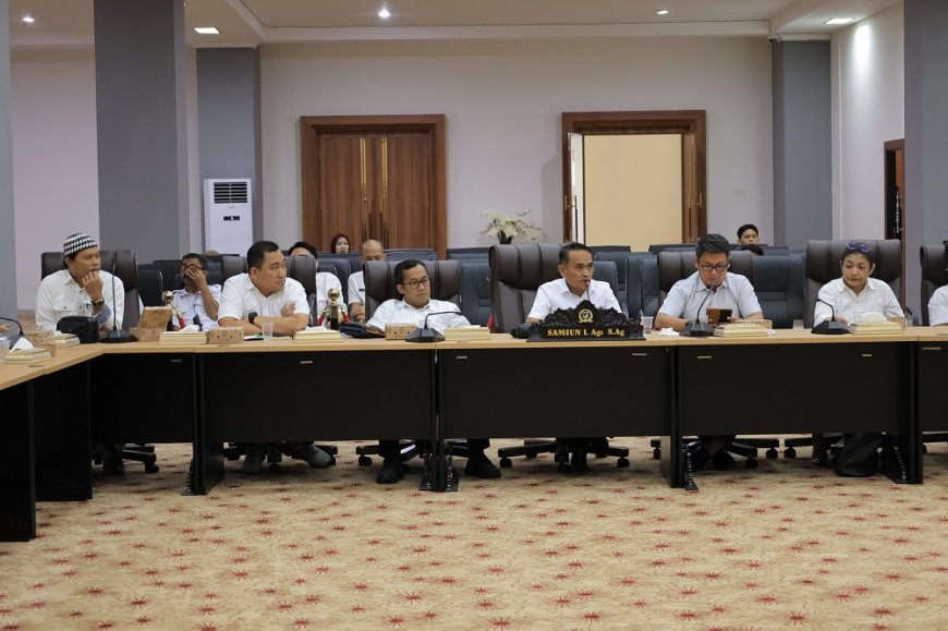 Kakantah Palu dan Jajarannya Hadiri Pembahasan Legalitas Lahan Huntap di DPRD Sulteng