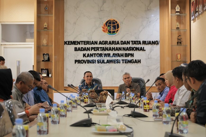 Kakanwil BPN Sulteng Paparkan One Map One Policy kepada Gubernur