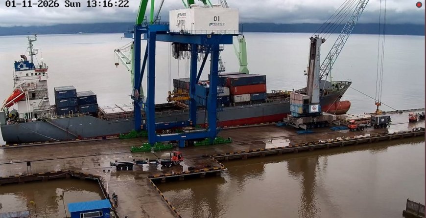 Hujan Lebat dan Banjir, Pelindo TPK Pantoloan Tetap Beroperasi 24/7