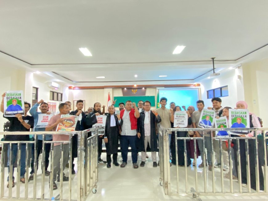 Koalisi Kawal Pekurehua  Hadiri Sidang Christian Toibo