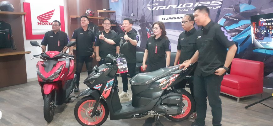 Anugerah Perdana Palu Perkenalkan All New Honda 125