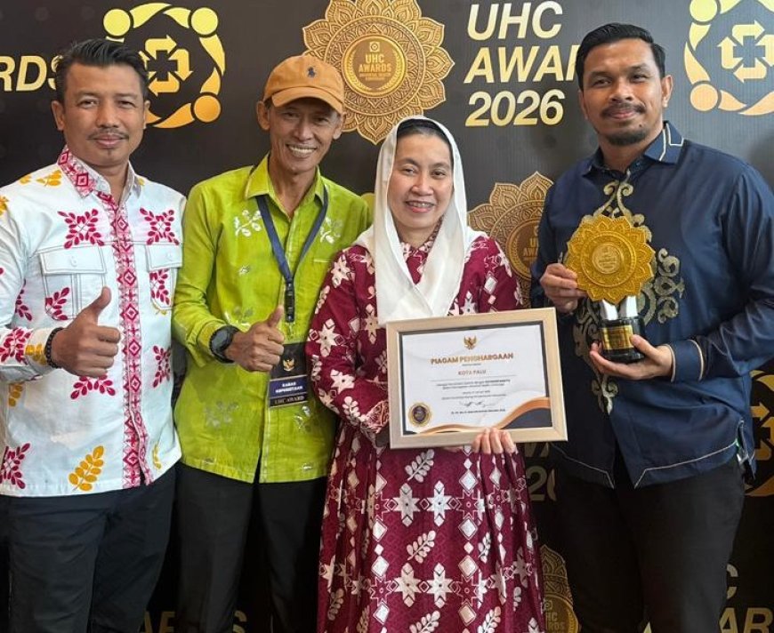 Kota Palu Raih UHC Award Kategori Madya 2026