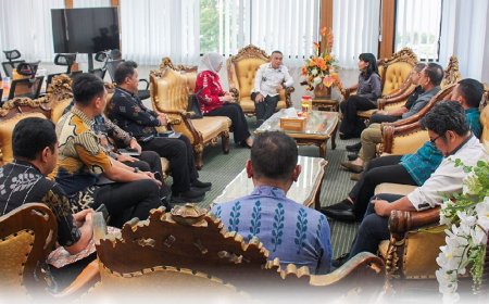 Makin Solid, Wali Kota Terima Kunjungan Staf Khusus Menteri ATR/BPN dan kepala Kantah Kota Palu