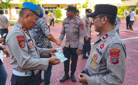 Propam Polresta Laksanakan Waskat Operasi Keselamatan Tinombala 2026