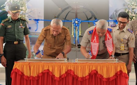Kakanwil BPN Sulteng dan Bupati Balut Resmikan Gedung Baru Kantah  Banggai Laut, Tingkatkan Kualitas Layanan Pertanahan