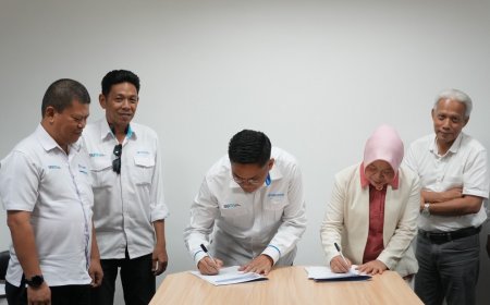 Jembatani Dunia Pendidikan, Pelindo TPK Pantoloan dan  FKM Untad Teken Memorandumm Of Agreement