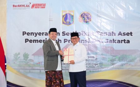 Serahkan 3.922 Sertipikat Aset Pemprov DKI Jakarta, Menteri Nusron: Selamatkan Aset Negara Senilai Rp102 Triliun