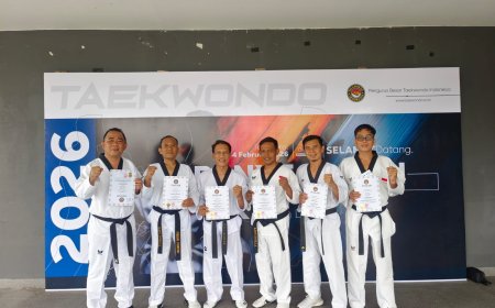 Tiga Master Taekwondo Sulteng Lulus High Dan Kukkiwon