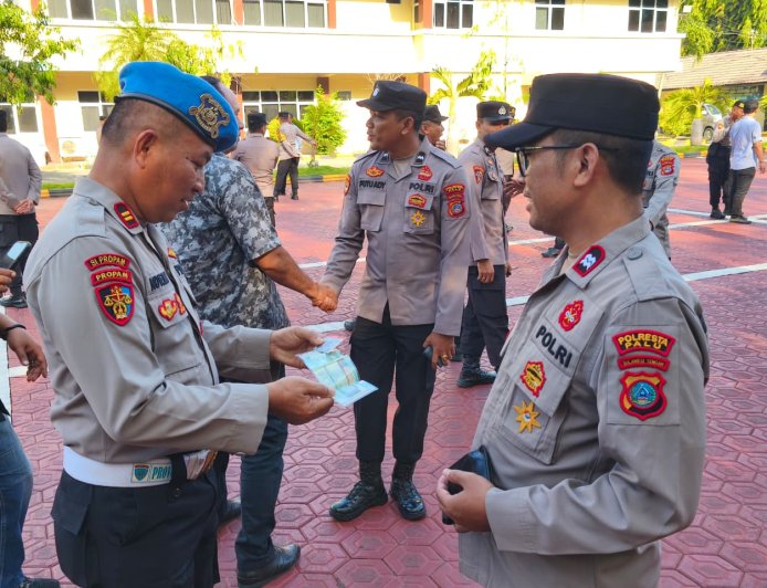 Propam Polresta Laksanakan Waskat Operasi Keselamatan Tinombala 2026