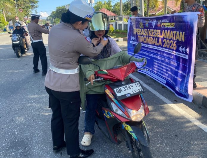 Hari Ke-2 Operasi Keselamatan Tinombala 2026, Satgas Preventif Beri Imbauan Lalu Lintas